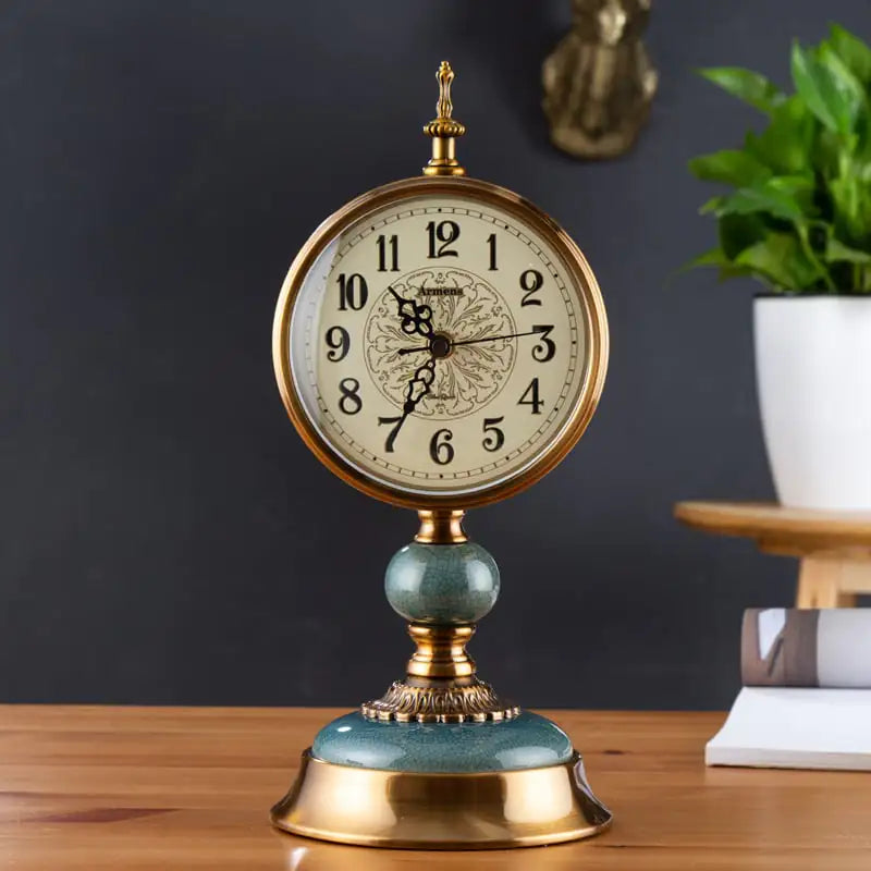 Retro Table Clock for Home Living Room Decoration