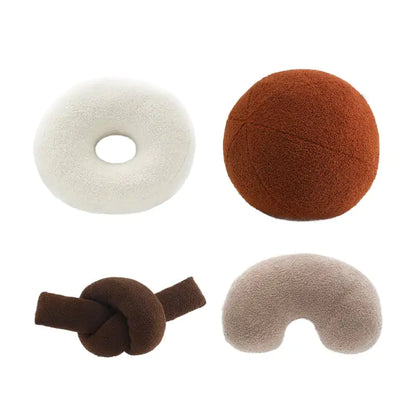 Lamb Plush Sofa Pillow Cushion for Living Room