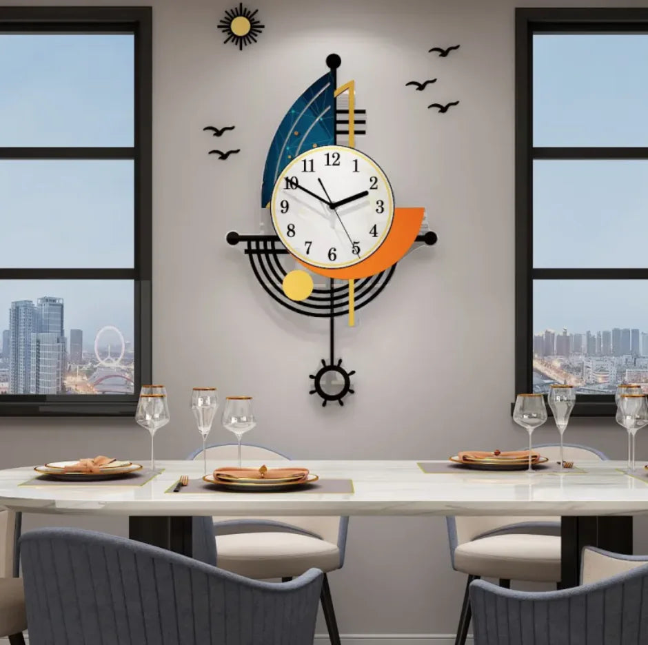 Luxury Wall Clock Living Room Decor