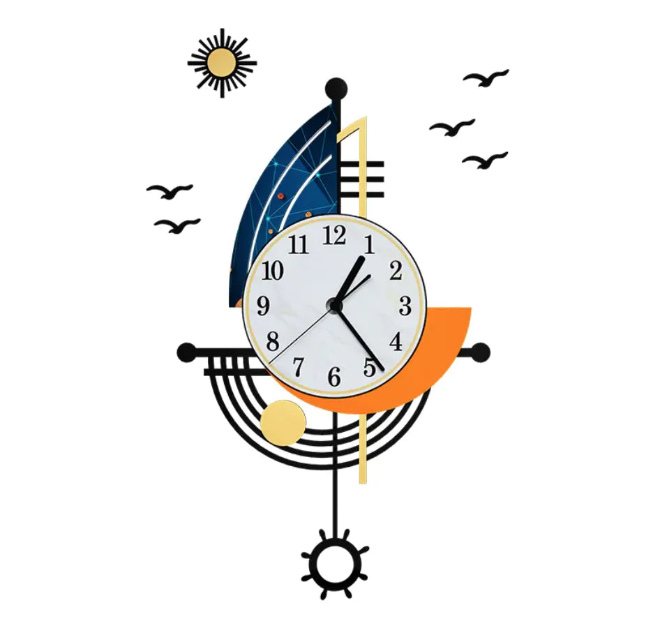 Luxury Wall Clock Living Room Decor