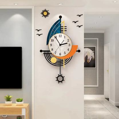 Luxury Wall Clock Living Room Decor