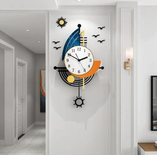 Luxury Wall Clock Living Room Decor